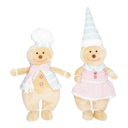 Mézeskalács figura textil 2 féle 40cm/db