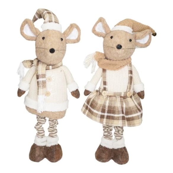 Egér textil teleszkópos lábú 25x21x100cm