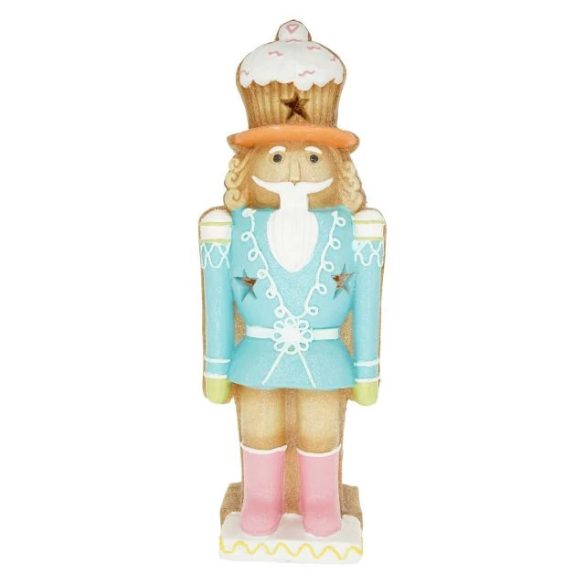 Diótörő Led-es glitteres kerámia 17x49cm