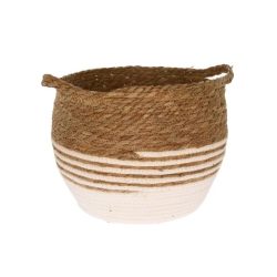 Kosár fogantyúval vessző 40x28cm