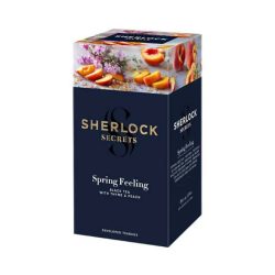 Sherlock ízesített tea peach 39,6g