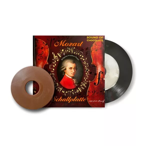Fikar tejcsokoládé bakelit lemez Chopin 80g