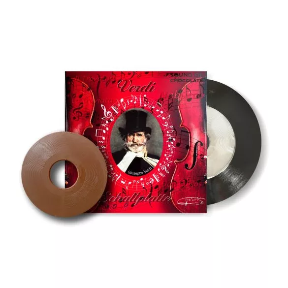 Fikar tejcsokoládé bakelit lemez Chopin 80g
