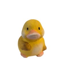 Kacsa kerámia sárga 5x4x6cm