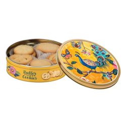 Beckys vajas keksz fémdobozban 114g pávás