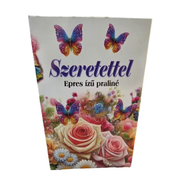 Szeretettel epres ízű praliné 120g