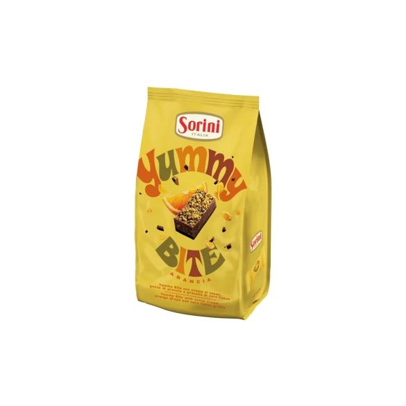 Sorini Yummy Bite Narancsos-Kakaós Krémmel Töltött Kukoricapelyhes Falatkák 200g