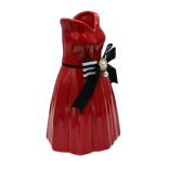 Váza piros ruha kerámia 18x28cm