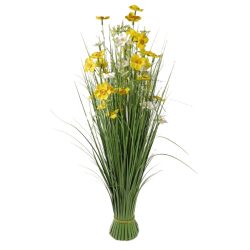 Padló virág csokor sárga 100x40cm