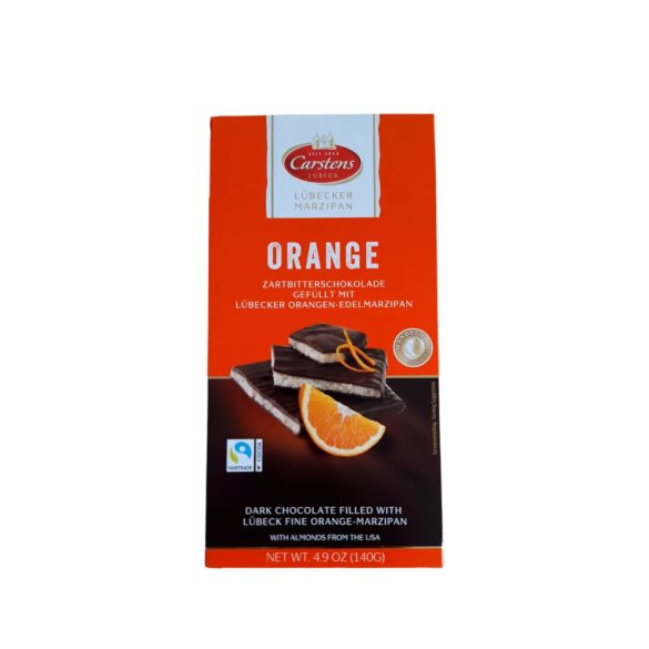 Cartens narancs-marcipán étcsokoládé 140g