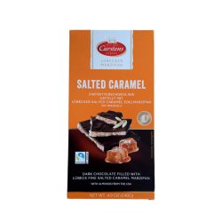 Cartens sóskaramellás marcipános étcsokoládé 140g