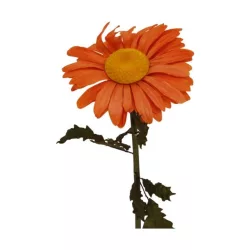 Selyemvirág százszorszép narancssárga 90cm