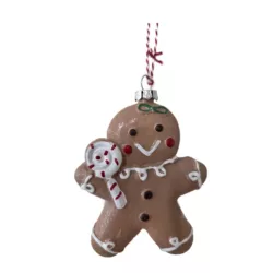 Mézeskalács figura akasztós műanyag 10cm