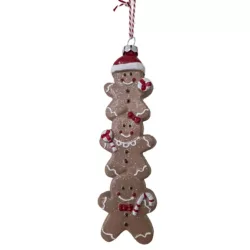 Mézeskalács figurák egymáson akasztós műanyag 15cm