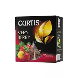 Curtis Very Berry fekete tea gyümölcs ízesítéssel 34g