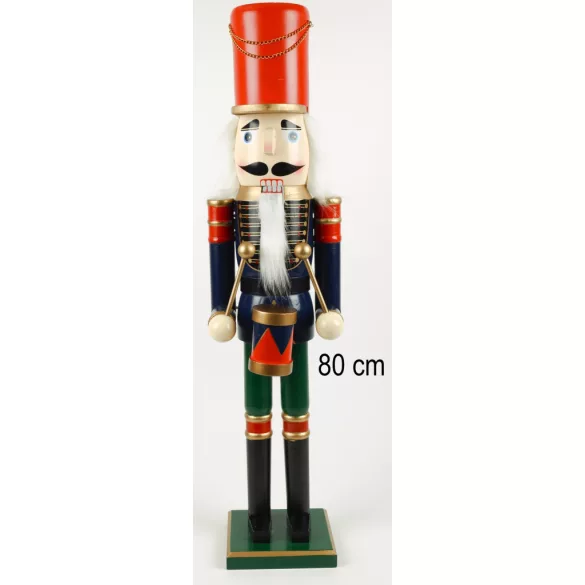 Diótörő huszár fa 80cm