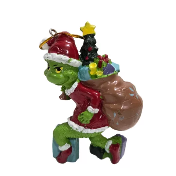Grinch figura puttonnyal poly 10cm
