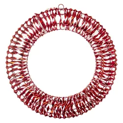 Koszorú Led-es piros 50x50x10cm